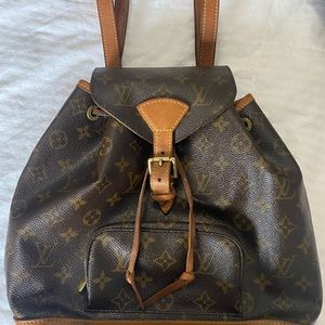Vintage Louis Vuitton Backpack purse.